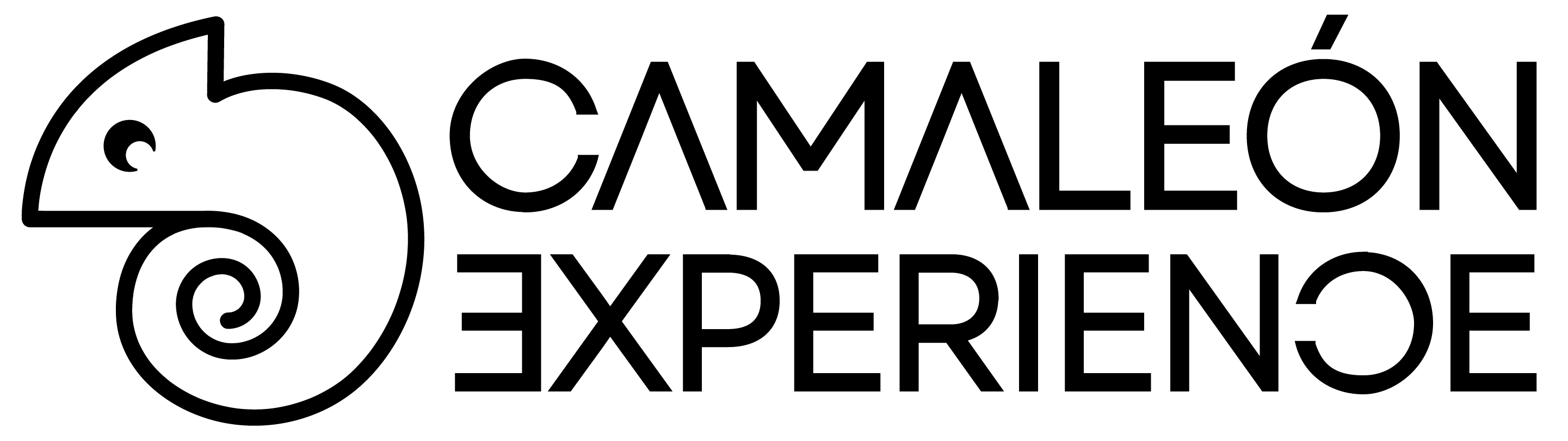 logo Camaleon Experience negativo